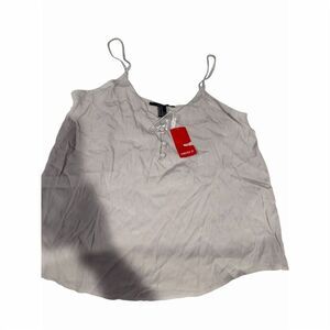 Forever 21 Women's Gray Cami Top M Sleeveless Scoop Neck Casual